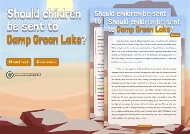 Where is Camp Green Lake located in the book Holes? – Celebrity