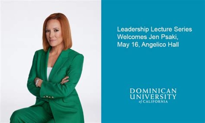 Which college did Jen Psaki go to?