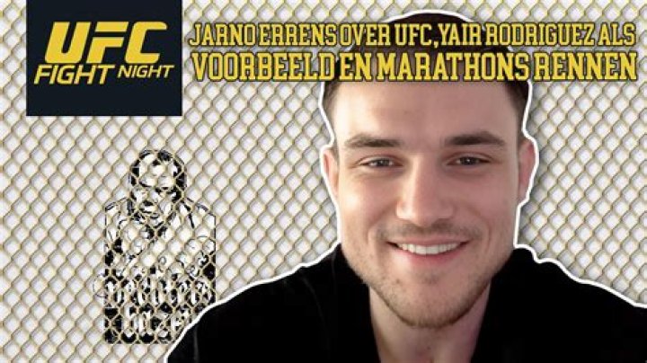 Who Is Jarno Errens? Learn About The MMA Fighter