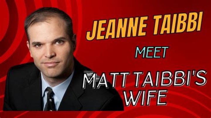 Who Is Jeanne Taibbi? Facts To Knonw About Matt Taibbi Wife