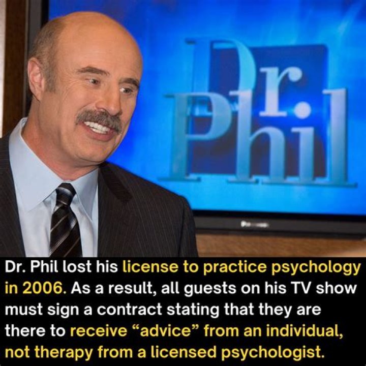 Why Did Dr. Phil Lose His License? – Celebrity