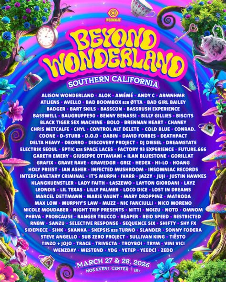 Beyond Wonderland SoCal’s 2016 Lineup Is Here